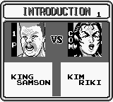 HAL Wrestling screenshot 5 for GameBoy